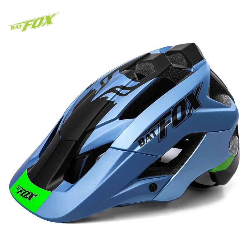 Batfox mtb helmet Size M Bicycle Helmet Men Women Molded Mountain Bike Ultralight Cycling Helmets