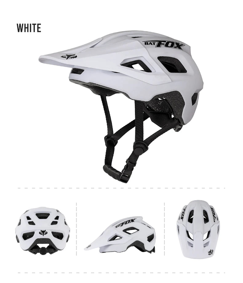 BATFOX Mtb Helmet Cycling Bicycle helmet Integrally-moulded Mountain Bike accessories