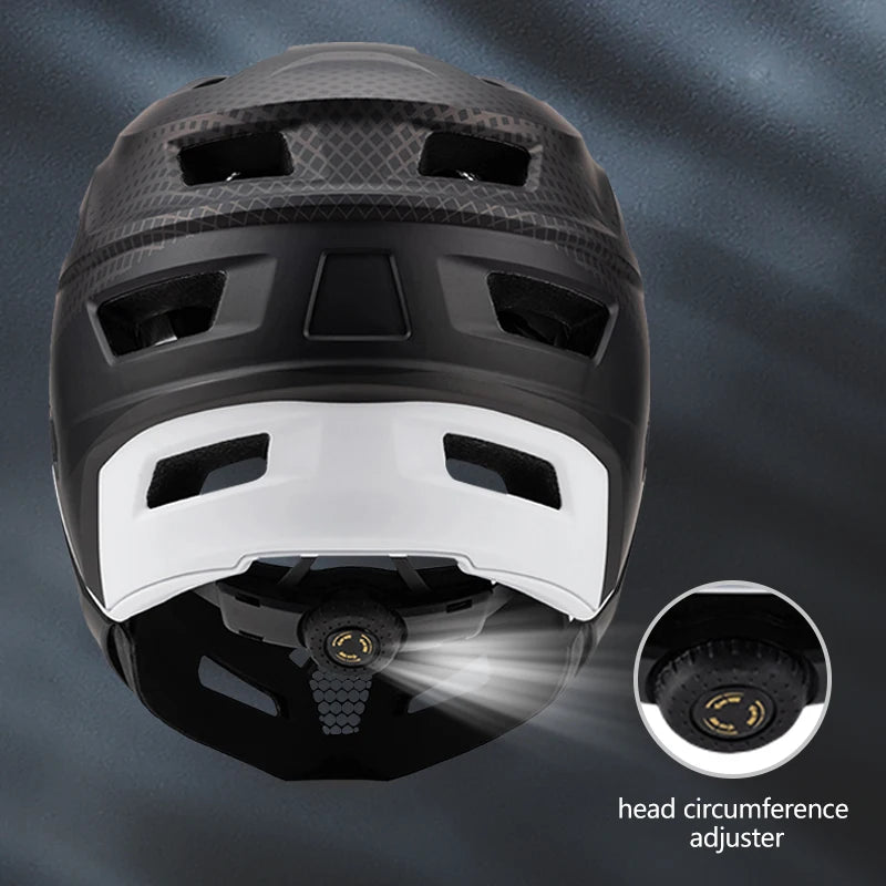 Eastinear's New Adult Bicycle Helmet Full-face Detachable Outdoor Sports Motorcycle Skateboard Riding Helmet