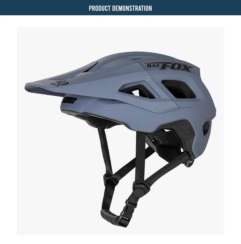 BATFOX Mtb Helmet Cycling Bicycle helmet Integrally-moulded Mountain Bike accessories