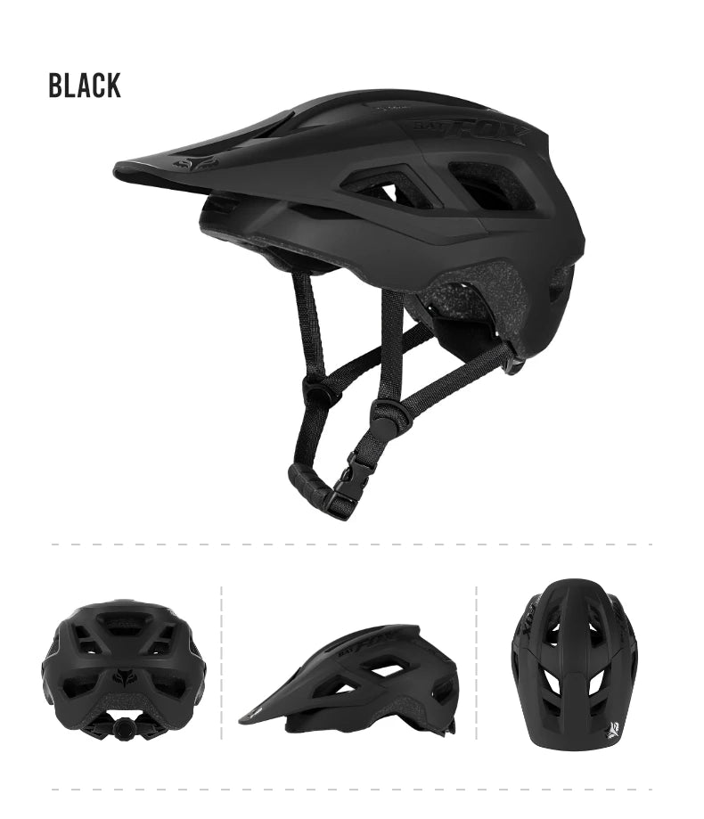 BATFOX Mtb Helmet Cycling Bicycle helmet Integrally-moulded Mountain Bike accessories
