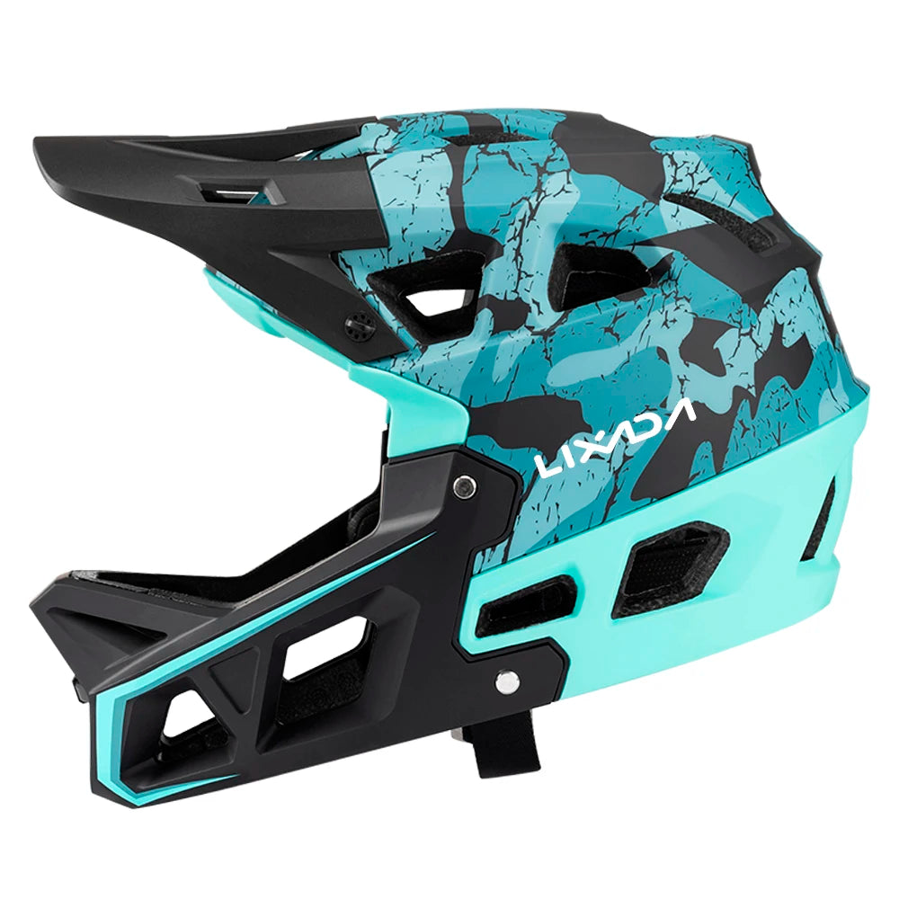 Full Face Mountain Bike Helmet Adult Racing Downhill MTB Helmet for Mountain Bike for Cycling Safety Equipment