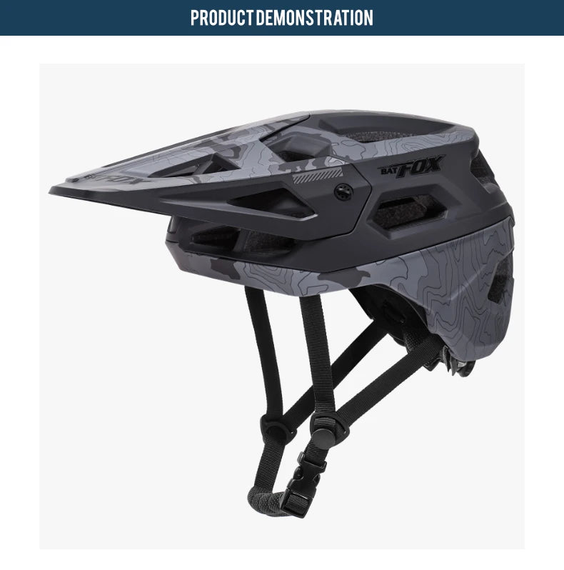 BATFOX-Ultralight Cycling Helmet for Men and Women, MTB Bicycle Helmets, Mountain Bike Helmet, CE, New