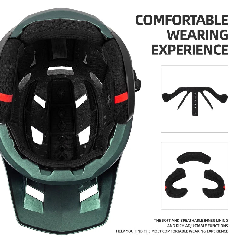 BATFOX mountain helmet bike accessories head safety bicycle protection equipment