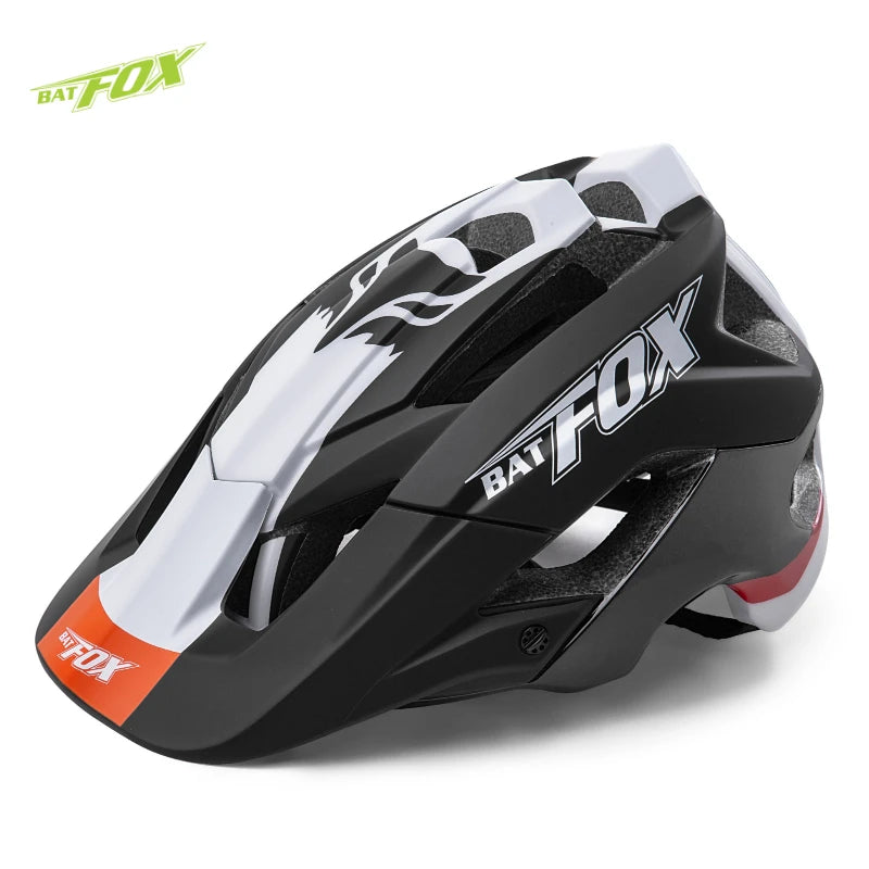 Batfox mtb helmet Size M Bicycle Helmet Men Women Molded Mountain Bike Ultralight Cycling Helmets