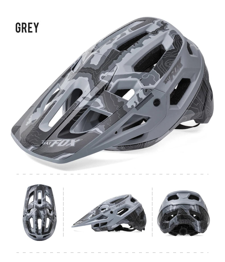 BATFOX-Ultralight Cycling Helmet for Men and Women, MTB Bicycle Helmets, Mountain Bike Helmet, CE, New