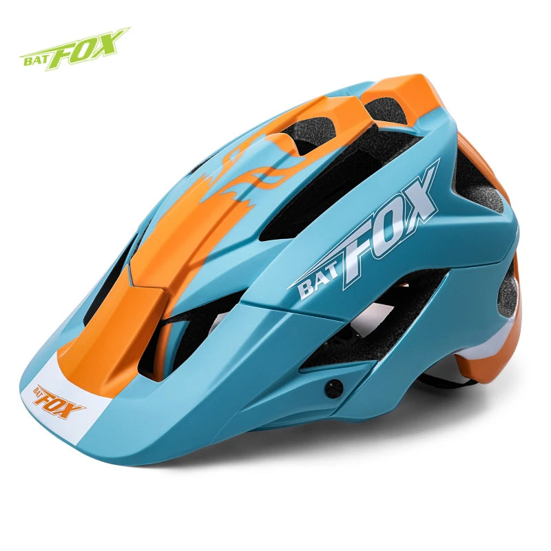 Batfox mtb helmet Size M Bicycle Helmet Men Women Molded Mountain Bike Ultralight Cycling Helmets