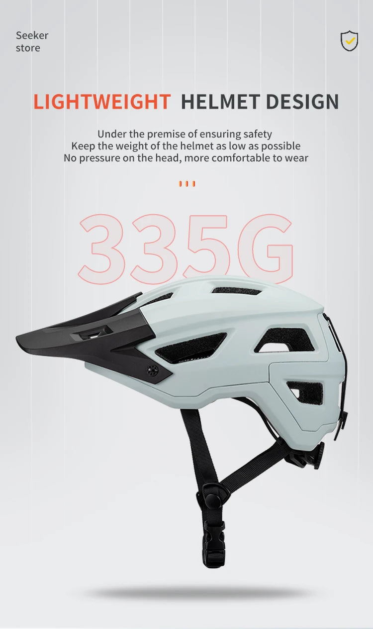 Seeker Men And Women Bicycle Helmets Lightweight Integrated Road Mountain Bike Racing Helmets Outdoor Sports Riding Equipment