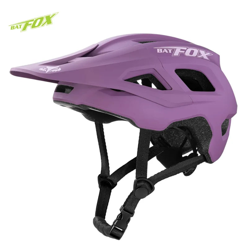 Batfox mtb helmet Size M Bicycle Helmet Men Women Molded Mountain Bike Ultralight Cycling Helmets