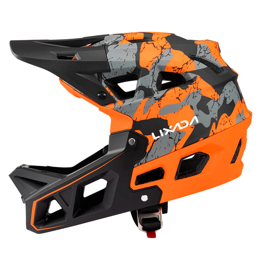 Full Face Mountain Bike Helmet Adult Racing Downhill MTB Helmet for Mountain Bike for Cycling Safety Equipment