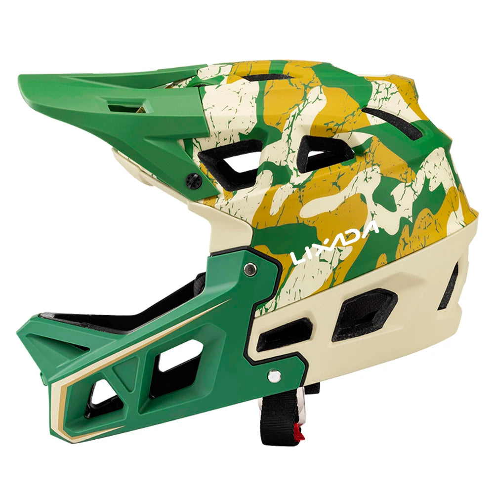 Full Face Mountain Bike Helmet Adult Racing Downhill MTB Helmet for Mountain Bike for Cycling Safety Equipment