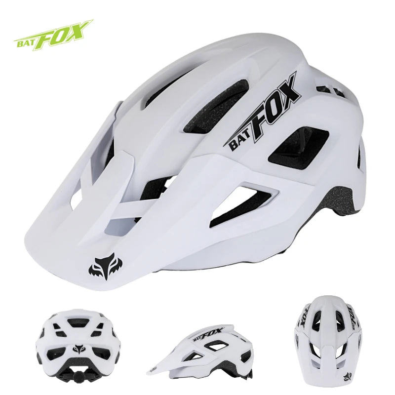 Batfox mtb helmet Size M Bicycle Helmet Men Women Molded Mountain Bike Ultralight Cycling Helmets