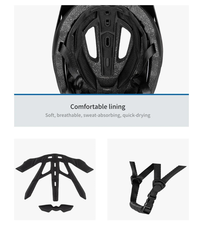 BATFOX Mtb Helmet Cycling Bicycle helmet Integrally-moulded Mountain Bike accessories