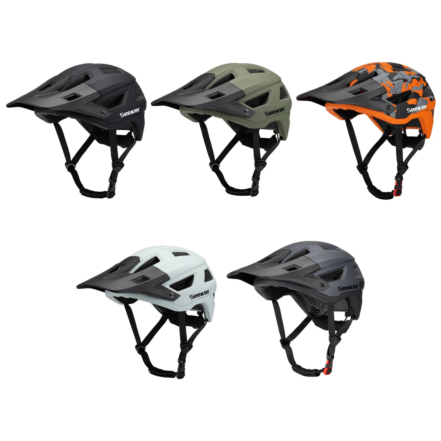 Seeker Men And Women Bicycle Helmets Lightweight Integrated Road Mountain Bike Racing Helmets Outdoor Sports Riding Equipment