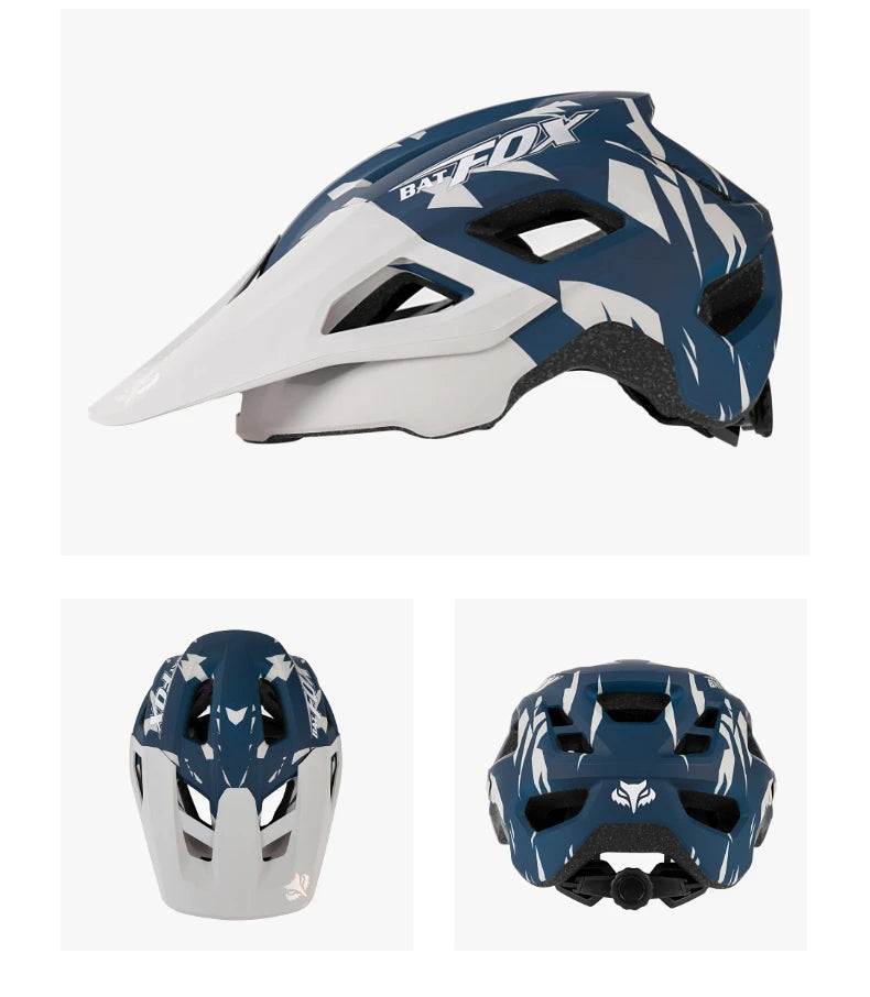 BATFOX Mtb Helmet Cycling Bicycle helmet Integrally-moulded Mountain Bike accessories