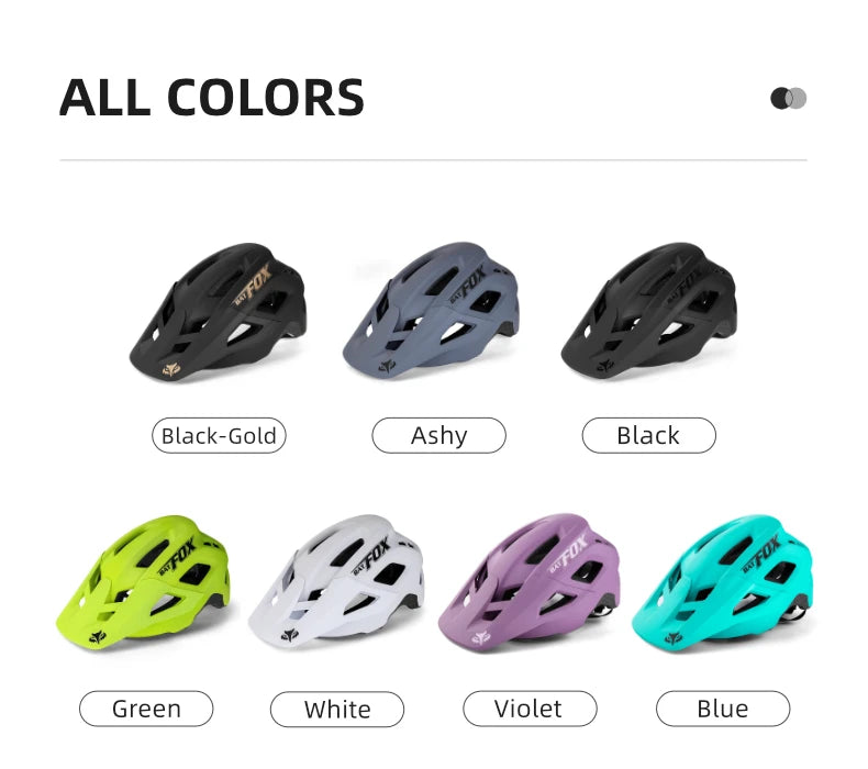 BATFOX Mtb Helmet Cycling Bicycle helmet Integrally-moulded Mountain Bike accessories