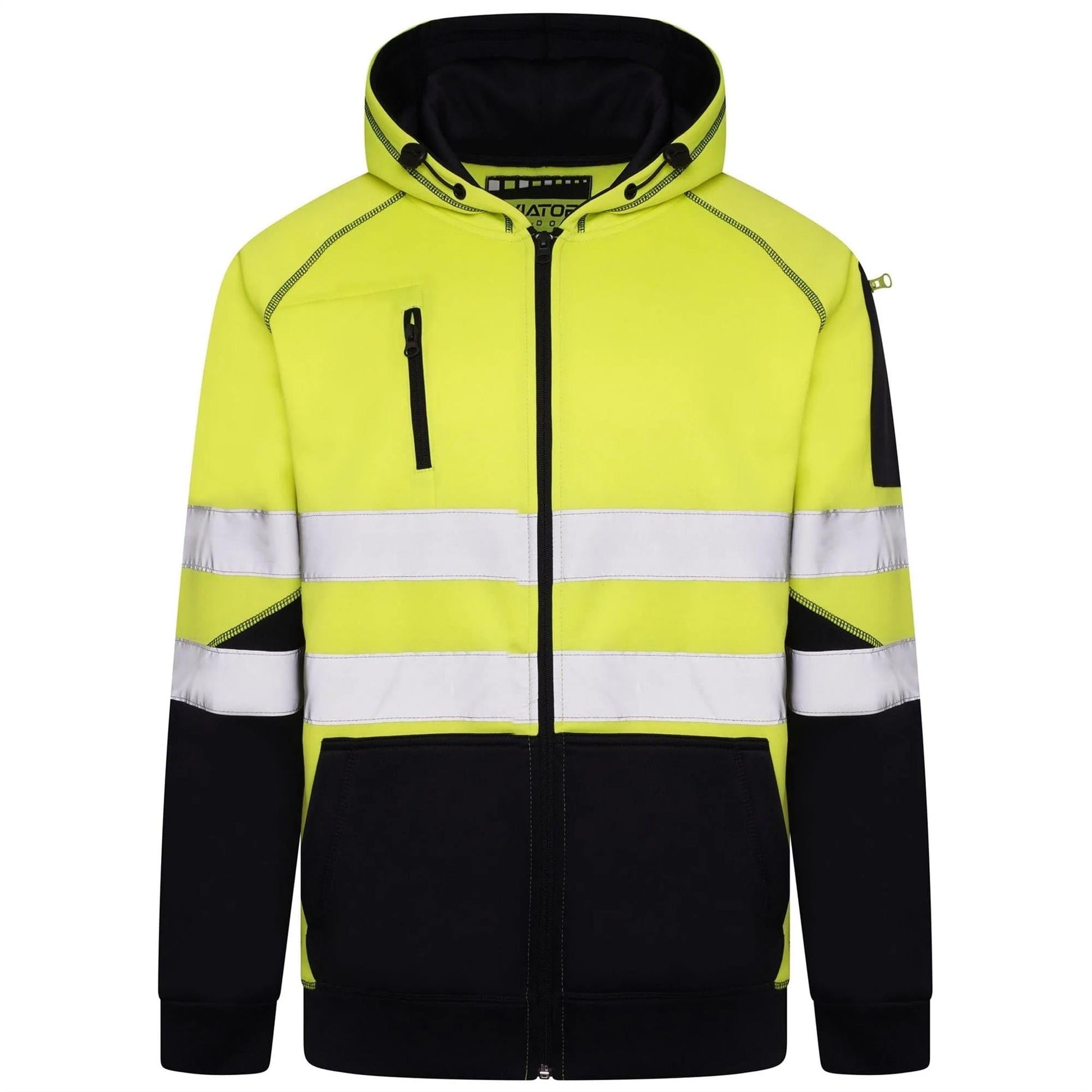 Aviator Hi Vis Zip Hoodie - AV036-1