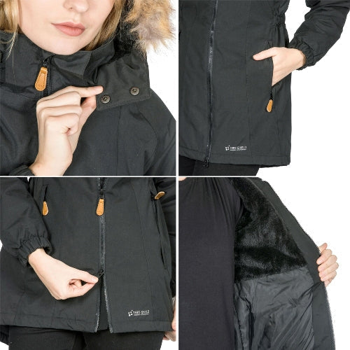 Ladies Trespass Celebrity Waterproof Padded Coat-3