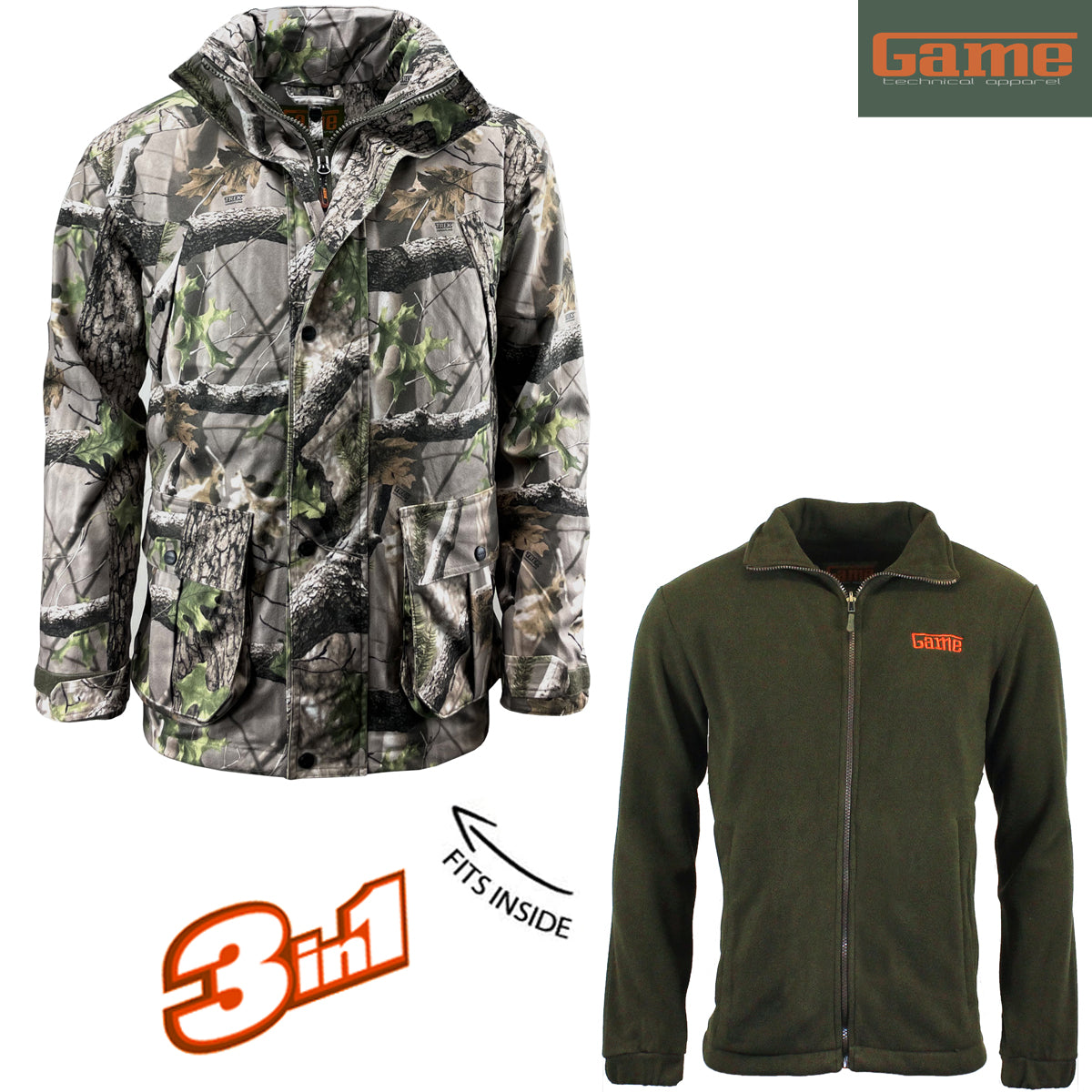 Game EN306 Stealth 3 in 1 Jacket & Fleece-1