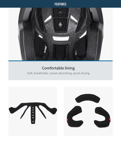 BATFOX mountain helmet bike accessories head safety bicycle protection equipment