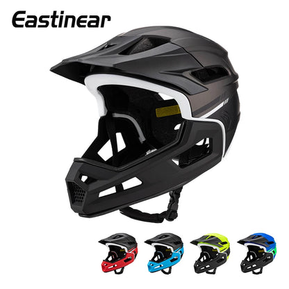 Eastinear's New Adult Bicycle Helmet Full-face Detachable Outdoor Sports Motorcycle Skateboard Riding Helmet