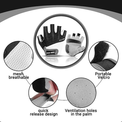 Cycling Gloves Bicycle Gloves for Men Women Mountain Bike Gloves Anti-Slip Shock Absorbing Half Finger Sport Gloves Accessories