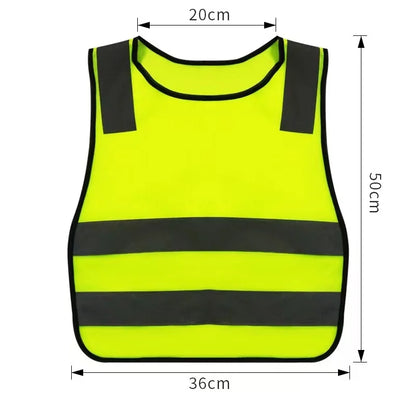 Kids Reflective Vest Child Safety Visibility Vest Kids Safety Vest for Cycling Ski Running