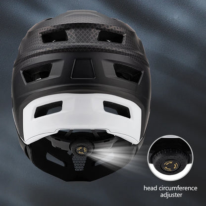 Eastinear's New Adult Bicycle Helmet Full-face Detachable Outdoor Sports Motorcycle Skateboard Riding Helmet