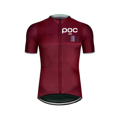 2025 New HPIT POC Cycling Jersey Colour Cycling Racing Tops Short Sleeve Bike Jersey Road Cycling Shirts Summer Bicycle Jerseys
