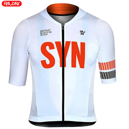 Cycling Jersey 2024 SYN Raudax Bike Shirts Breathable Racing Sport Mtb Bicycle Jerseys Ropa De Hombre Clothes Cycling Clothing