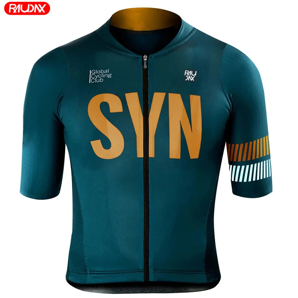 Cycling Jersey 2024 SYN Raudax Bike Shirts Breathable Racing Sport Mtb Bicycle Jerseys Ropa De Hombre Clothes Cycling Clothing