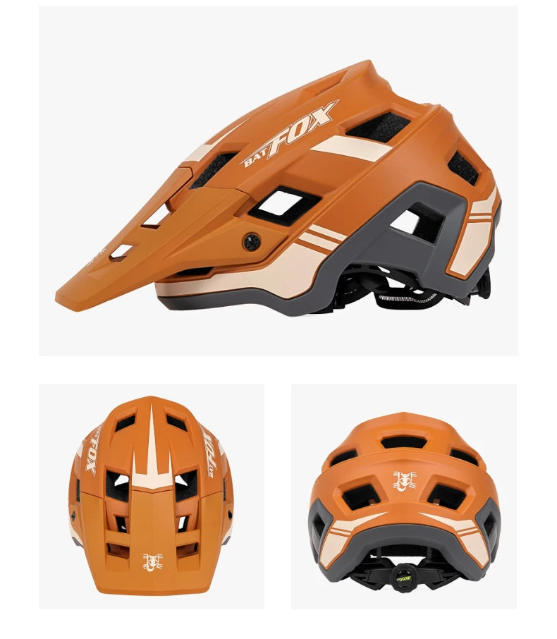 BATFOX In-mold DH MTB Bicycle Helmet Sports Anti-impact Road Mountain Bike Helmet casco fox Men Women Riding Cycling Helmet