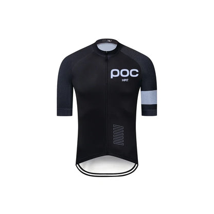 2025 New HPIT POC Cycling Jersey Colour Cycling Racing Tops Short Sleeve Bike Jersey Road Cycling Shirts Summer Bicycle Jerseys
