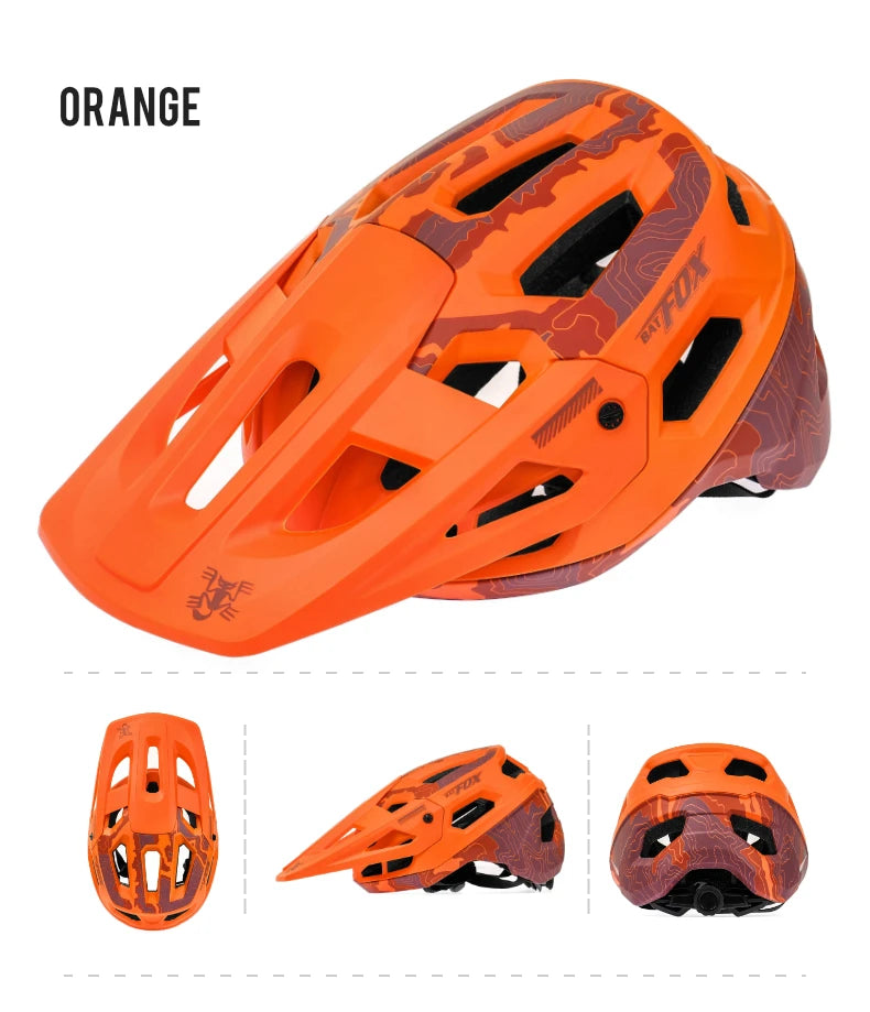 BATFOX Bike Helmet Men & Women High Quality Integrally-molded Cycling Mtb Bicycle Helmet Road & Mountain