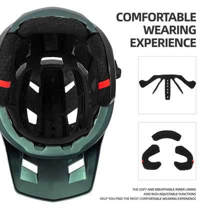 BATFOX mountain helmet bike accessories head safety bicycle protection equipment