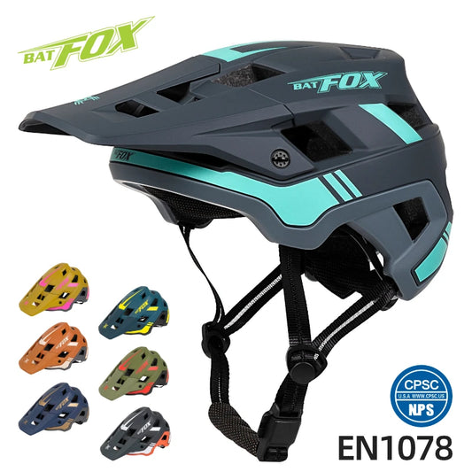 BATFOX In-mold DH MTB Bicycle Helmet Sports Anti-impact Road Mountain Bike Helmet casco fox Men Women Riding Cycling Helmet