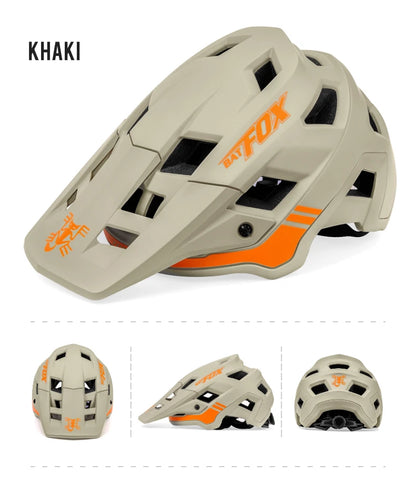 BATFOX In-mold DH MTB Bicycle Helmet Sports Anti-impact Road Mountain Bike Helmet casco fox Men Women Riding Cycling Helmet