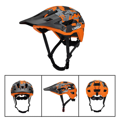 Bike Helmet for Men and Women Mountain Helmet Road Bike Helmet 55-61cm Adjustable Dial Removable Visor Ventilation 14 Air Vents