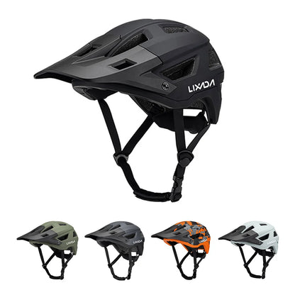 Bike Helmet for Men and Women Mountain Helmet Road Bike Helmet 55-61cm Adjustable Dial Removable Visor Ventilation 14 Air Vents