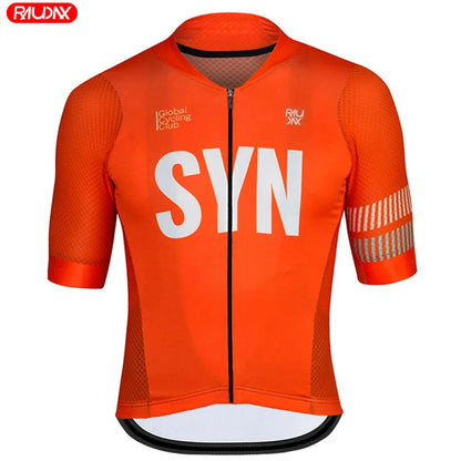 Cycling Jersey 2024 SYN Raudax Bike Shirts Breathable Racing Sport Mtb Bicycle Jerseys Ropa De Hombre Clothes Cycling Clothing