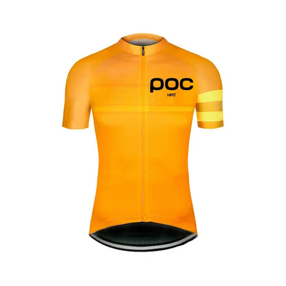 2025 New HPIT POC Cycling Jersey Colour Cycling Racing Tops Short Sleeve Bike Jersey Road Cycling Shirts Summer Bicycle Jerseys