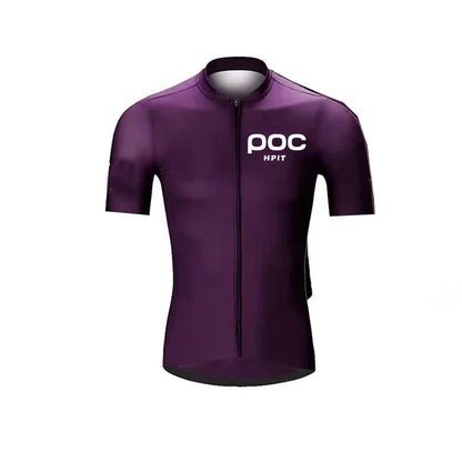 2025 New HPIT POC Cycling Jersey Colour Cycling Racing Tops Short Sleeve Bike Jersey Road Cycling Shirts Summer Bicycle Jerseys