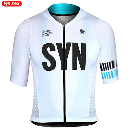 Cycling Jersey 2024 SYN Raudax Bike Shirts Breathable Racing Sport Mtb Bicycle Jerseys Ropa De Hombre Clothes Cycling Clothing