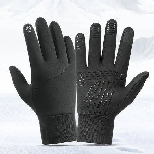 Cycling Gloves for Men Women Motorcyclist Autumn Winter Warm Gloves Ski Bicycle Velvet Touch Screen Non-slip Waterproof