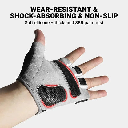 Cycling Gloves Bicycle Gloves for Men Women Mountain Bike Gloves Anti-Slip Shock Absorbing Half Finger Sport Gloves Accessories