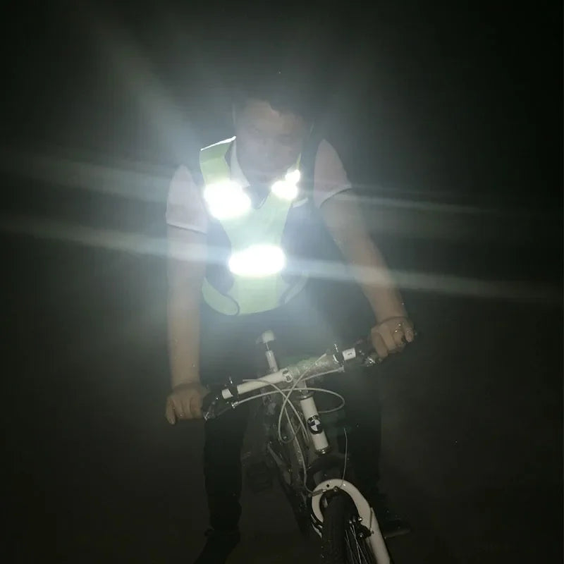 Car Motorcycle Reflective Strip Clothing Emergency Reflective Vest for Safety Traffic High Visibility For Cycling Sports Vest