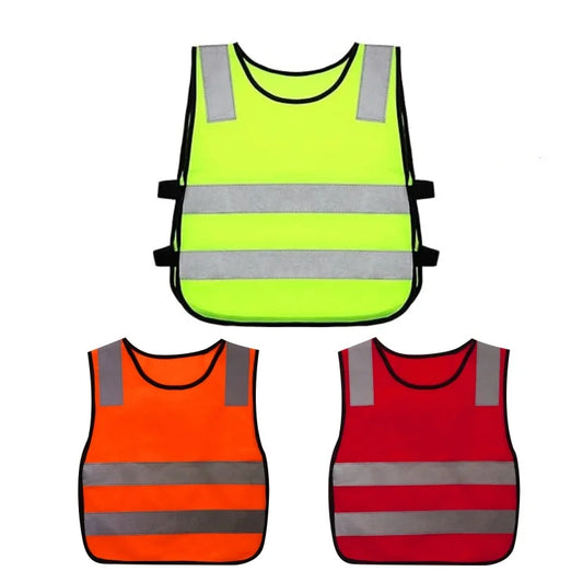 Kids Reflective Vest Child Safety Visibility Vest Kids Safety Vest for Cycling Ski Running