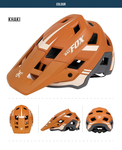 BATFOX In-mold DH MTB Bicycle Helmet Sports Anti-impact Road Mountain Bike Helmet casco fox Men Women Riding Cycling Helmet