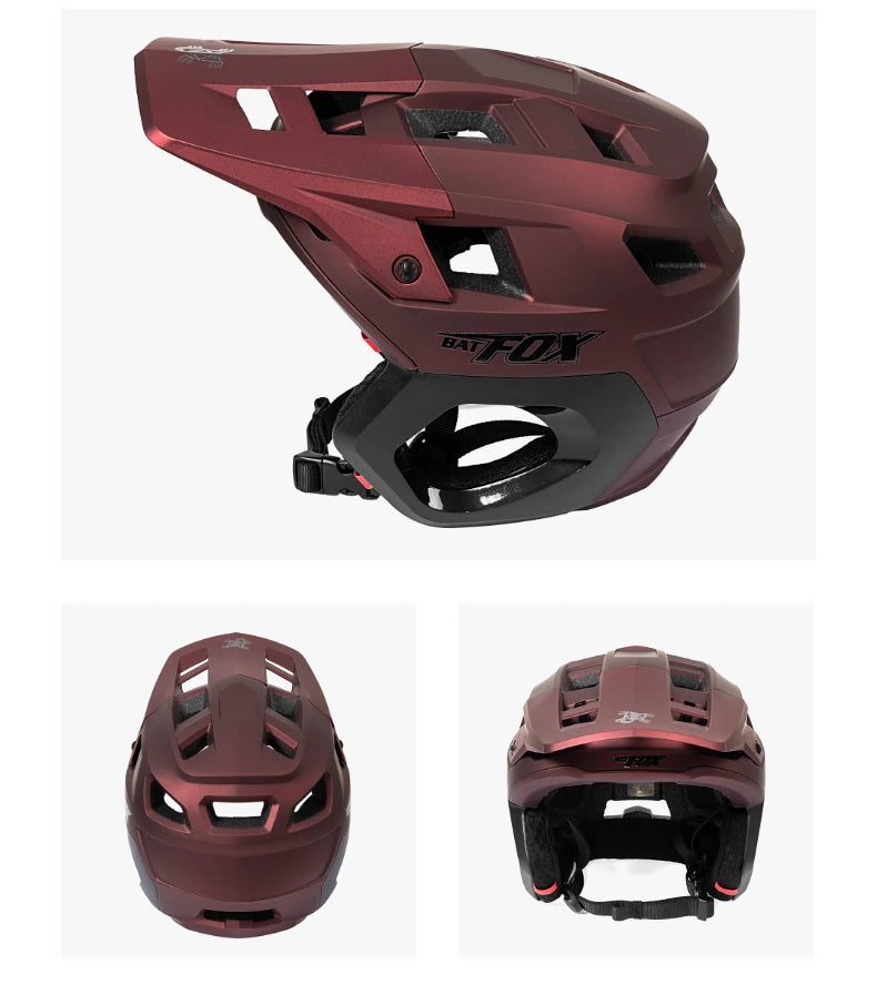 BATFOX mountain helmet bike accessories head safety bicycle protection equipment