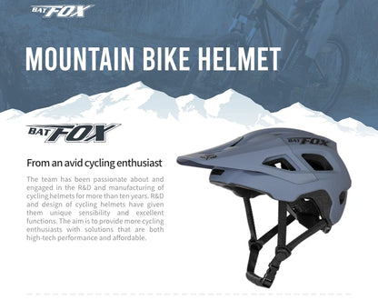 BATFOX In-mold DH MTB Bicycle Helmet Sports Anti-impact Road Mountain Bike Helmet casco fox Men Women Riding Cycling Helmet